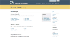 Desktop Screenshot of docs.hotarucms.org